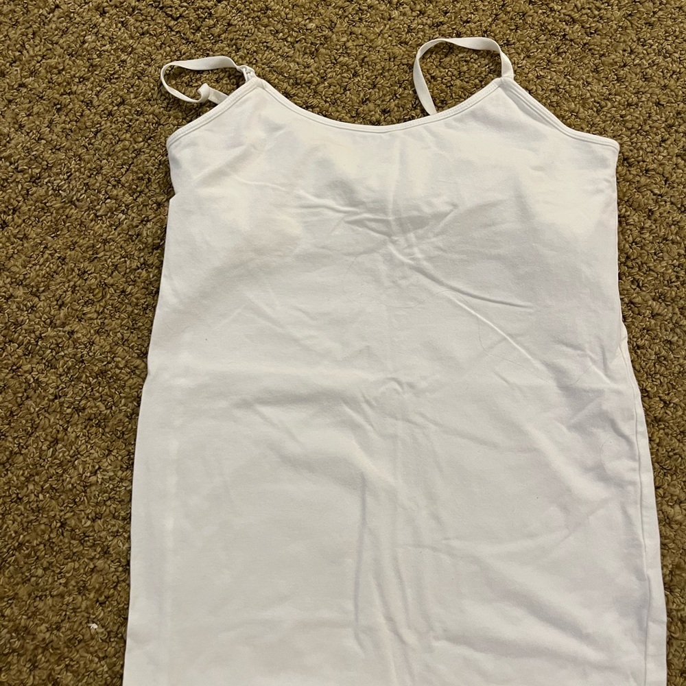 Motherhood Maternity White Nursing Tank